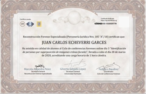 Identificación de personas por superposición de imágenes cráneo faciales — Juan Carlos Echeverri Garcés